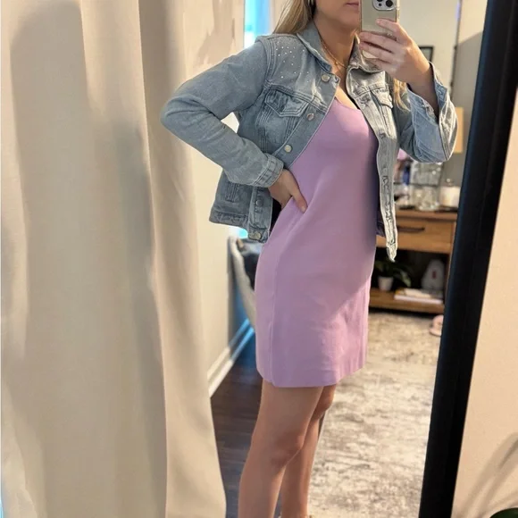 ZARA Casual Cute Lavender Sleeveless Summer Spring Dress - Picture 6 of 12